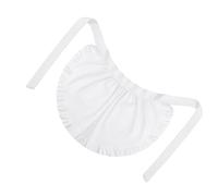 Asukohu Lot de 3 costumes coloniaux pour filles - Accessoires de costume de pèlerin - Tablier blanc - Bonnet - Châle - Pour femme de chambre