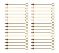 Asukohu Lot de 30 connecteurs de bijoux - Tige en métal - Charme portable - Pour une création élégante et un designer de bijoux