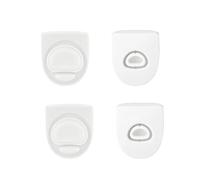 Asukohu Lot de 4 bouchons réutilisables en silicone pour bouteilles d'eau de 590 à 1,2 l - Couvercle supérieur facile à installer