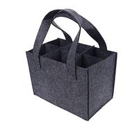 Asukohu Lot de 6 bouteilles de vin pour sacs de transport Sacs à provisions réutilisables pour les voyages, le camping, les pique-niques, la conception de cartes et la vente d'argent à insérer la