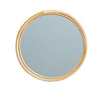 Asukohu Miroir mural rond en rotin 40 6 cm Miroir de maquillage rond pour entrées, buanderies, salon, salle de bain