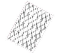 Asukohu Modèle d'artisanat en plastique Grille de fond Pochoir de gaufrage Pochoir pour la fabrication de cartes Grille de pochoir Dossier de fond pour la préparation artisanale