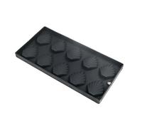 Asukohu Moule en silicone avec 10 cavités - Anti-adhésif - Pour desserts et pâtisseries français - Facile à démouler