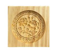 Asukohu Moules de cuisson en bois efficaces pour biscuits, bonbons, matériaux naturels, nettoyage facile, style classique, outil essentiel de cuisine, décoration de cuisine, outil de cookies