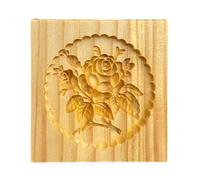 Asukohu Moules de cuisson en bois efficaces pour biscuits, bonbons, matériaux naturels, nettoyage facile, style classique, outil essentiel de cuisine, décoration de cuisine, outil de cookies