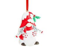 Asukohu Noël résine pendentif drôle élan couple suspendu ornement art artisanat pour la maison vacances fenêtre mur porte décoration