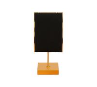 Asukohu Organisateurs de bijoux carrés modernes en métal Porte-bijoux en métal pratique avec revêtement convivial pour dressing