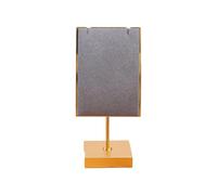 Asukohu Organisateurs de bijoux carrés modernes en métal Porte-bijoux en métal pratique avec revêtement convivial pour dressing
