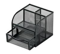 Asukohu Organisateurs de bureau en maille avec tiroirs - Porte-stylos multifonction - Gain de place - Organisateurs de bureau pour porte-stylos - Notes Paper
