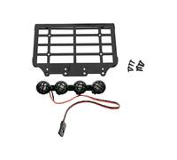 Asukohu Porte-bagages de toit en métal avec lumières LED intégrées pour 1 à 12 modèles de véhicules à télécommande mises à niveau accessoires de voiture