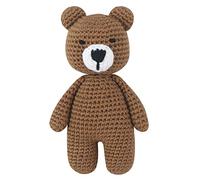 Asukohu Poupée en crochet pour bébé faite à la main Animation Tricot Sommeil Ours mignon en peluche Jouet pour enfant garçon et fille 12,7 cm Ours en crochet Jouet en peluche pour bébé