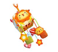 Asukohu Poussette bébé sécurisée Winde Chimes Musical Mobile Hochet Jouet pour Lit d'enfant Poussette avec support en tissu Design Développement sensoriel