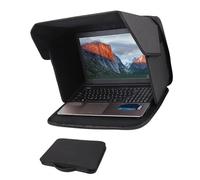 Asukohu Protection solaire pour ordinateur portable - Léger - Brise-vue - Pour travailler en dehors de l'ordinateur - Pliable - Portable - Tissu Oxford