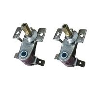 Asukohu Remplacement Thermostat Four 2 Paquets Fixation Four Contrôleur Température Texture Métallique pour Four