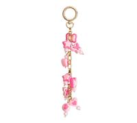 Asukohu Résine à la mode Pendentif Porte-clés Perles Macaron Colorées Porte-clés Accessoires Léger Porte-clés pour Femmes