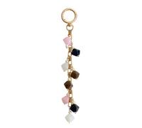 Asukohu Résine à la mode Pendentif Porte-clés Perles Macaron Colorées Porte-clés Accessoires Léger Porte-clés pour Femmes