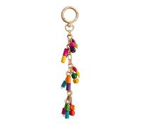 Asukohu Résine de Mode Pendentif Porte-clés Perles Macaron Coloré Porte-clés Sac Accessoires Léger Porte-clés pour Femmes