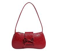 Asukohu Sac à main tendance en cuir synthétique avec motifs arcs Sac à bandoulière pour améliorer vos tenues Pour les dates et les livres de courses Barre d'épaule tendance, a