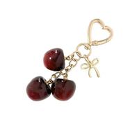 Asukohu Sac cerises à la mode Magie Élégant Cerises Bowknot Sac Porte-clés Origine Pour Élégant Accessoire Femme Sac à Main, e, taille unique