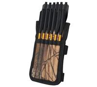 Asukohu Sac de flèches 6/12 trous portable pour flèches courtes - Support pour boulons de 16,5 cm - Étanche et portable