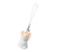 Asukohu Soft Flocage 3D Chiot Porte-clés Confortable Chiot Ours Téléphone Charme Porte-clés pour Téléphone Accessoires de Jeunesse élégants