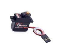 Asukohu Strong Metal Gear Tiny Servo numérique Précision 1 degré Petite taille Pièce de rechange de voiture pour projets de robotique Moteur servo en métal solide