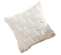 Asukohu Taie d'oreiller Noël Coussin en peluche douce Sham Unique Peluche Jeté Housse de coussin pour les vacances