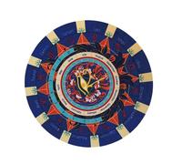 Asukohu Tapis de divination en caoutchouc - Motif signe du zodiaque - Pendule de désir pour les connaissances spirituelles - Divertissement - Guidage spirituel