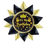 Asukohu Toute l'anniversaire Bouton Pin Décoration de fête pour anniversaires Événement Fermeture de sécurité réutilisable