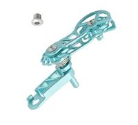 Asukohu Vélos Guide de chaîne de dérailleur d'un tendeur de chaîne de vitesse Tension de roue Chaîne à double ressort Guide Installation facile