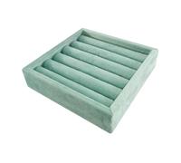 Asukohu Velvets Présentoir à bijoux couvert Organisateur de rangement pour bagues et boucles d'oreilles Table élégante pour accessoires Tri maison Rangement de bijoux, taille unique, Comme décrit