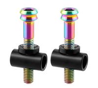 Asukohu Vis à tige pour siège de vélo en métal - 5 x 30/40 mm - Tige de selle - Vis fixes - Vis à tête ronde - Accessoires de cyclisme