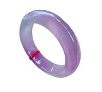ASumPio Bracelet Bracelet en Jade Naturel, Bracelet en Jade Violet, Bracelet en Jade Moyen Large pour Dames, 54-64 Mm, Bijoux, avec Boîte À Bijoux,60mm