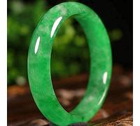 ASumPio Bracelet De Jade Naturel Bracelet De Jadéite Feng Shui Vert Complet Bijoux pour Femmes, 56-62Mm, Bracelet De Jade, Bracelet De Jade Naturel,Jade-60mm