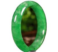 ASumPio Bracelet De Jade Naturel Bracelet De Jadéite Feng Shui Vert Complet Bijoux pour Femmes, 56-62Mm, Bracelet De Jade, Bracelet De Jade Naturel,Jade-60mm