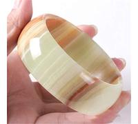 ASumPio Bracelet De Jade pour Femmes, Bracelet Chinois, Bracelet De Jade Afghan Naturel,58mm