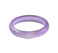 ASumPio Bracelet De Jade pour Femmes, Bracelets De Chaîne De Jade Violet Clair À Main Classique Naturelle, Bijoux De Bracelet De Jade De Pierres Précieuses De Jadéite, 54-62Mm,56mm