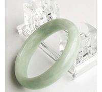 ASumPio Bracelet De Jade Vert, Bracelet De Jade pour Femmes, Bracelet Émeraude Naturel Bracelet De Jade Vert Clair avec Boîte,58mm