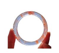 ASumPio Bracelet en Jade pour Femme, Bracelet en Cristal De Fleur Flottante Blanche, Bracelet en Agate Translucide, Bracelet en Agate Girly en Jade, pour La Famille, pour Petite Amie, 54-,54mm