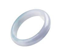 ASumPio Bracelet en Jade pour Femme, Bracelet en Jade De Couleur Violette pour Femme, Bracelet en Jade De Largeur Moyenne, pour Mère, pour Petite Amie, avec Boîte À Bijoux, 54-64 Mm,purple-63mm