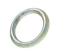 ASumPio Bracelet en Jade, Type Glace Xiuyu, Barre Ronde De Style Classique, Bracelet À Fleurs d'encre Et De Lavage, avec Boîte À Bijoux, Les Bijoux,60-62mm