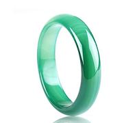 ASumPio Bracelet Jonc en Agate Verte Naturelle pour Femmes, Bracelet Jonc en Jade pour Dames, Envoyer Maman, Envoyer Petite Amie, avec Boîte À Bijoux, 54-64 Mm,60mm