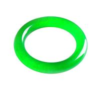 ASumPio Bracelet Jonc en Jade De Quartzite Vert D'Espèces De Glace D'Émeraude Naturelle, Couleur De Jade De Jade A, Bracelet À Barre Ronde Entièrement Verte, Bracelets De Beauté Délicats,62mm