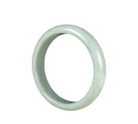 ASumPio Bracelet Jonc en Jade pour Femme, Bracelet en Jade Couleur Jade Naturel, pour La Famille Ou Les Amis, avec Boîte À Bijoux, 52-64 Mm,60mm