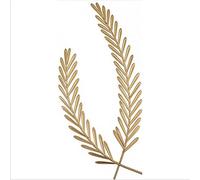 ASumPio Décoration Murale en Forme D'Épis De Blé en Métal, Sculpture Murale Nordique en Fer Forgé, Décoration Artistique À Suspendre pour Salon, Chambre À Coucher, Salle De Bain, Cuisine, 34 X 77 Cm