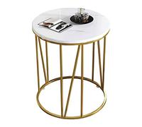 ASumPio Table Basse Ronde Mesa De Centro, en Métal, Table D'Appoint Minimaliste Moderne, Table D'Appoint Créative Et Simple pour Salon, Chambre À Coucher, Table De Chevet