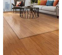 ASumPio Tapis De Salon en Vinyle Transparent, Imperméable, Rectangulaire, Antidérapant, Épaisseur 1,5 Mm, 140 X 450 Cm, 120 X 450 Cm,120X450Cm(4X14.7Ft)