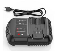 ASUNCELL 6A Chargeur pour Dewalt 12V-20V Batterie DCB1106, Chargeur Rapide de Remplacement pour Dewalt DCB112 DCB115 DCB203 DCB204 DCB205 DCB206 DCB201 DCB120 DCB127