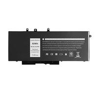 ASUNCELL 7.6V/68Wh GJKNX Batterie d'ordinateur Portable pour Dell Latitude 5480 5580 5280 5288 5488 5490 5490-TD70X5491 5495 5580 5590 E5280 E5288 E5480 E5580 Series, Dell Precision 3520 3530 Series