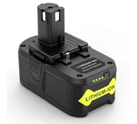 ASUNCELL Batterie Li-ion de rechange 18 V 5,5 Ah pour appareils Ryobi ONE+, pour Ryobi BPL-1815 BPL-1820G BPL1820 BPL18151 P102 P103 P104 P105 P106 P107 P108 Outil avec indicateur de charge LED